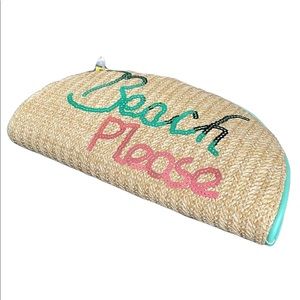 Beach Please Straw Clutch! Perfect for Summer!!